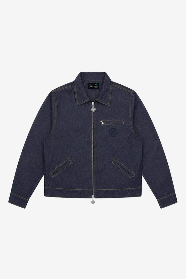 WORK JACKET "TREBOL" DENIM BLUE JEANS TREINO