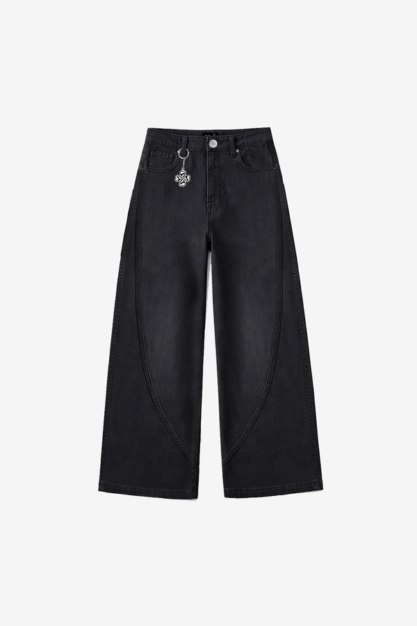 PANTALON BAGGY "FORTUNE CUT" FOCUS BLACK