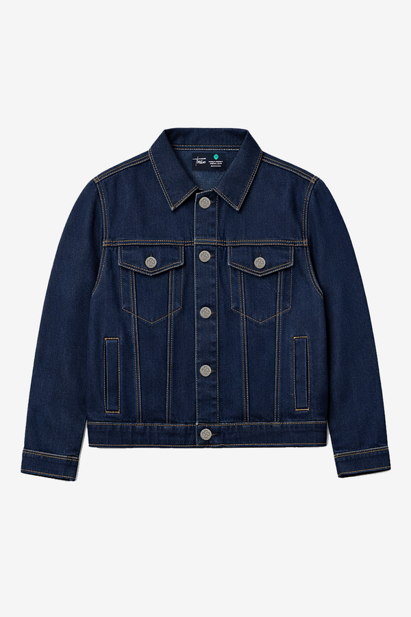 CHAQUETA RAW DENIM "777" BLUE JEANS TREINO