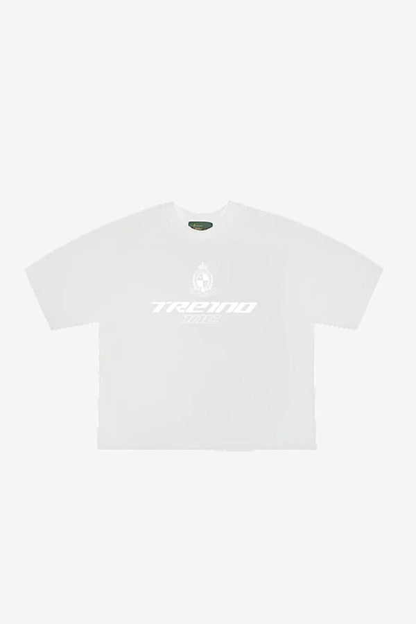 POLERA BOXY FIT "LUCKY CLUB" TRIPLE WHITE