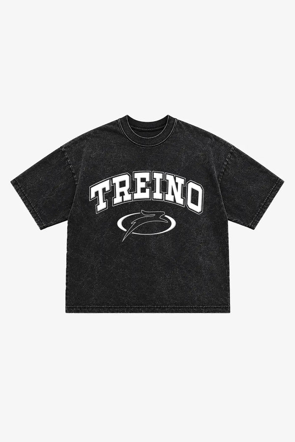 POLERA BOXY FIT "KIIPRIME" STONE TREINO
